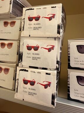 Red Matte Sunglasses - S2_S2001